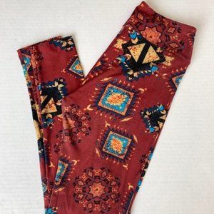 One Size Southwestern Print Lularoe Leggings